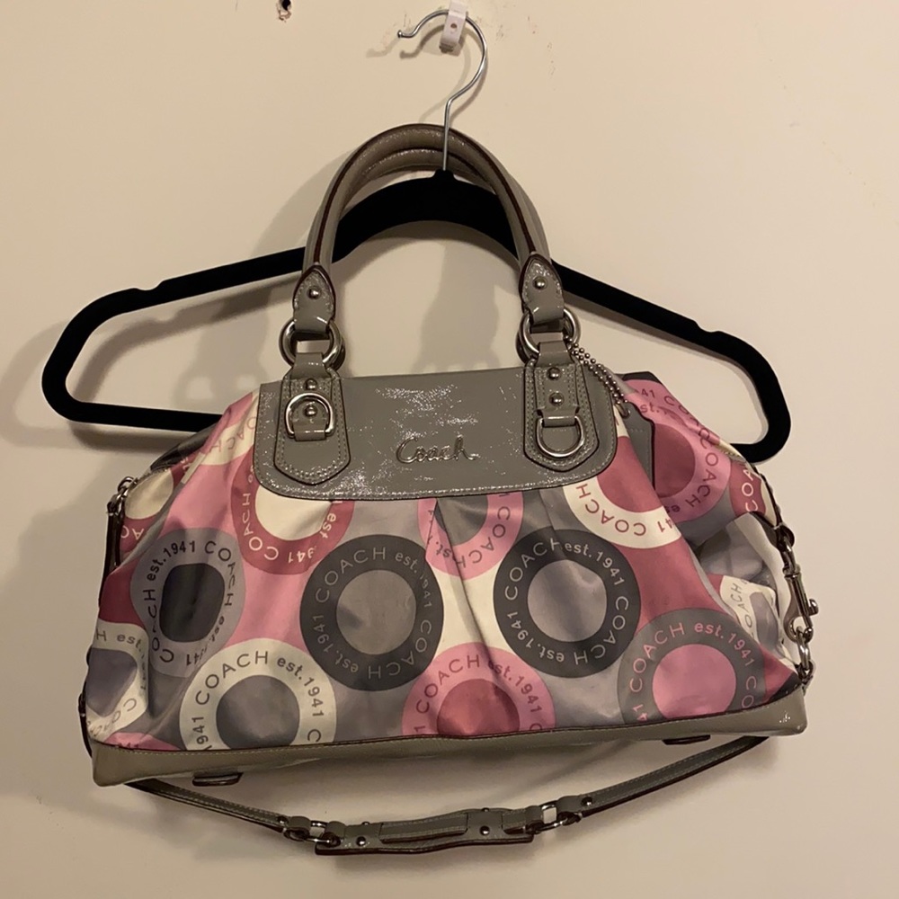 Authentic Coach handbag with dust cover